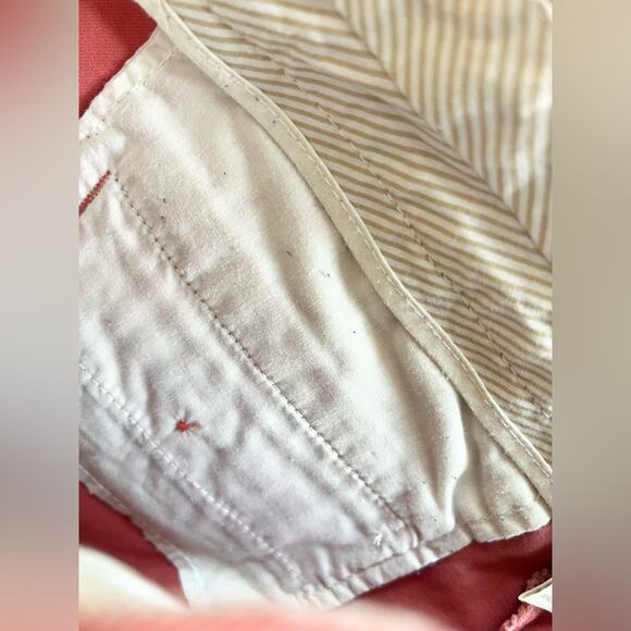 J crew chino shorts broken in brick red 100% cotton summer preppy beach vacation - Picture 6 of 8
